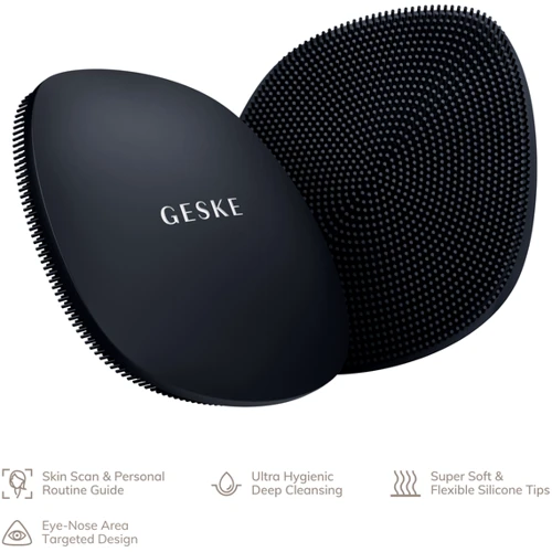 Щітка для обличчя GESKE Facial Brush 4в1 black фото 3
