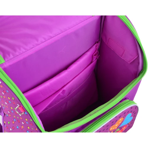 Рюкзак школьный каркасный Smart PG-11 Hearts pink (554447): Корпус рюкзака Каркасный