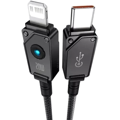 Кабель Baseus Cable USB-C to Lightning Unbreakable Series Fast Charging 2m Black (P10355803111-01): Тип USB-C - Lightning