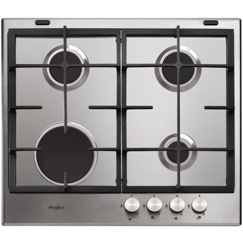 Варильна поверхня газова Whirlpool GMF 6412/IX: Розташування панелі спереду