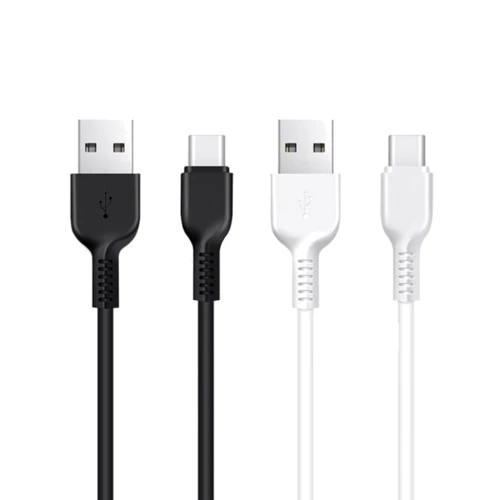 Кабель Hoco USB Cable to USB-C X13 2A 1m White: Длина 1 м