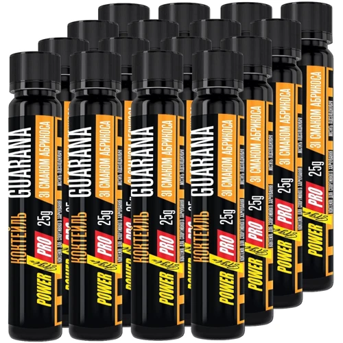 Энергетик Power Pro Guarana 20х25 ml / apricot