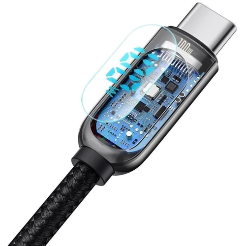 Кабель Baseus Cable USB-C to USB-C Display 100W 1m Black (CATSK-B01) фото 4