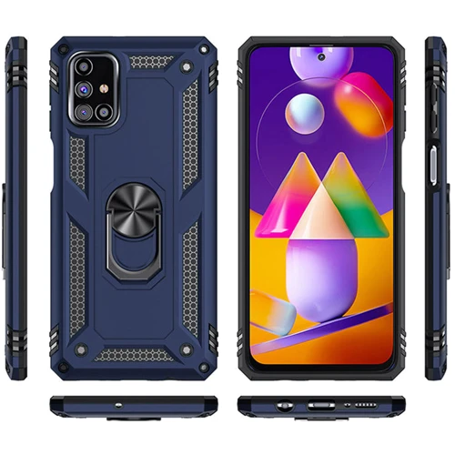 Аксесуар для смартфона BeCover Military Blue for Samsung M317 Galaxy M31s (705568): Матеріал TPU (Термополиуретан) і пластик