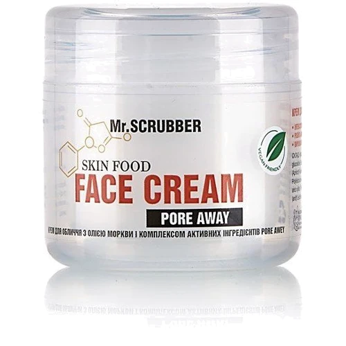 Mr.SCRUBBER Крем для лица Skin Food Pore Away с маслом моркови 50 ml: Пол Для женщин