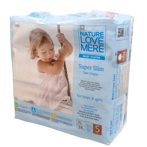 Дитячі підгузники Nature Love Mere Super Slim, XL: Тип Подгузники
