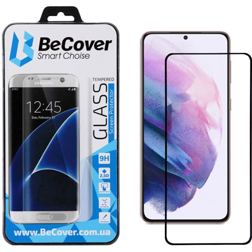 Аксессуар для смартфона BeCover Tempered Glass Black for Samsung G996 Galaxy S21+ (705916)