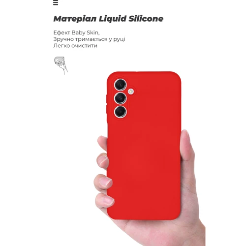 Чохол для телефона ArmorStandart ICON Case Camera cover Red для Samsung A245 Galaxy A24 4G/M346 Galaxy M34 5G (ARM69638) фото 7