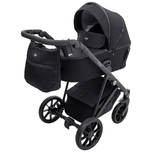 Коляска универсальная 2 в 1 Bair Vega Soft VS-05 black черный (681061): Количество блоков 2