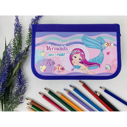 Пенал Kidis Mermaid 3 відділення фіолетовий (14046): Рік випуску колекції 2022