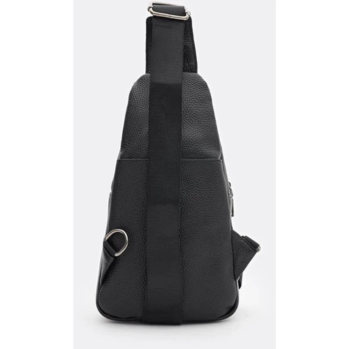 Чоловіча сумка слінг Borsa Leather чорна (K1328c-black): Країна виробник Тайвань