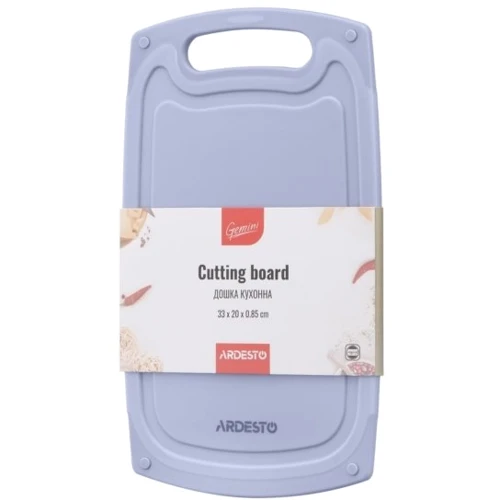 Разделочная доска Ardesto Gemini 33х20х0.85 см серая (AR1433GR)