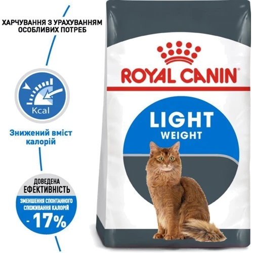 Сухой корм для кошек Royal Canin Light Weight Care склонных к полноте 8 кг (2524080): Возраст Взрослые