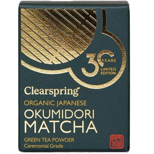 Чай Clearspring Limited Edition Organic Japanese Okumidori Matcha - Ceremonial Grade Матча церемониальный 30 г (5021554004998)