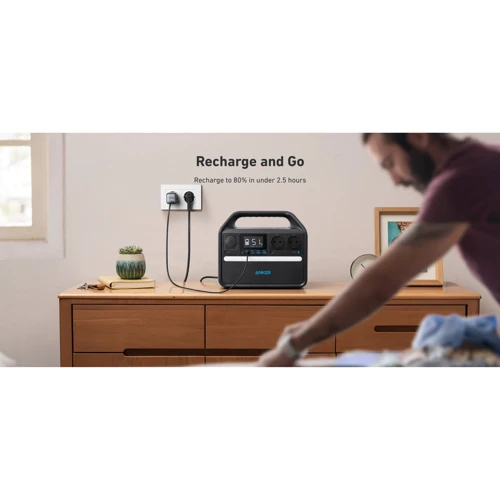 Зарядная станция Anker 535 PowerHouse 512Wh 500W (A1750311) фото 10