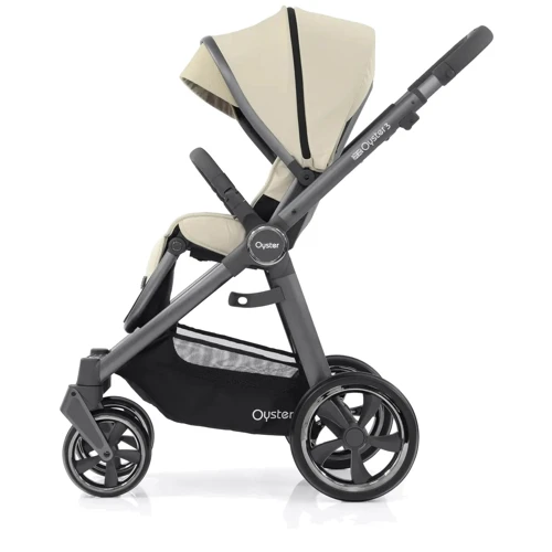 Универсальная коляска 2 в 1 BabyStyle Oyster 3 Vanilla / City Grey Limited Edition: Возможность установки люльки опция