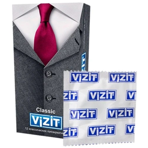 Презервативы латексные VIZIT Classic классические №12