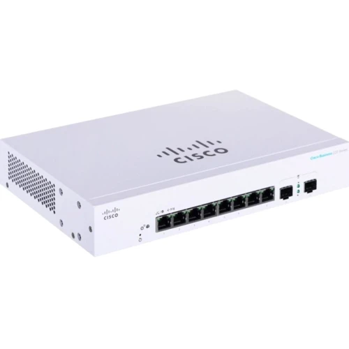 Сетевой коммутатор Cisco CBS220-8T-E-2G-EU: Порты только Gigabit Ethernet (10/100/1000)