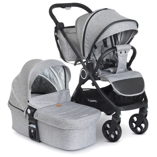 Коляска универсальная 2в1 El Camino Saga ME 1085 (grey)