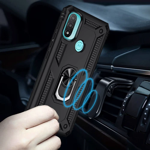 Чехол для телефонов BeCover Military Black for Motorola Moto E20 (707400): Материал TPU (термополиуретан) и пластик