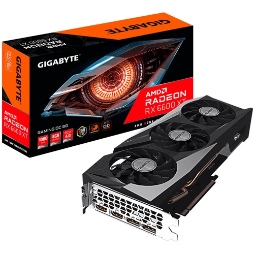 Видеокарта GIGABYTE Radeon RX 6600 XT GAMING OC 8G (GV-R66XTGAMING OC-8GD)