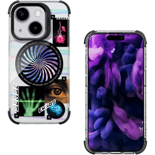Чехол для iPhone LAUT POP COSMIC MagSafe 3D Pop Art (L_IP23A_POP_CO) for iPhone 15