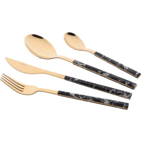 Столовий набір Ardesto Gemini Marmo 16 ін. (AR1916MBS): Найменування Набір столових приборів