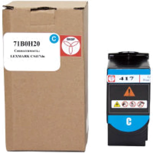 Картридж BASF Lexmark CS417dn 71B0H20 Cyan (BASF-KT-71B0H20)