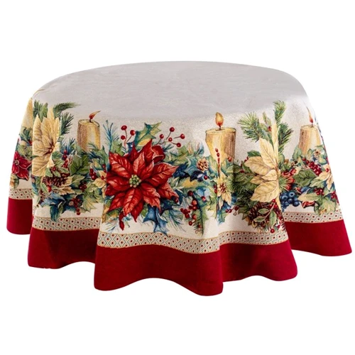 Скатерть гобелен Lefard Home Textile Catalina 140 см круг (732-368)