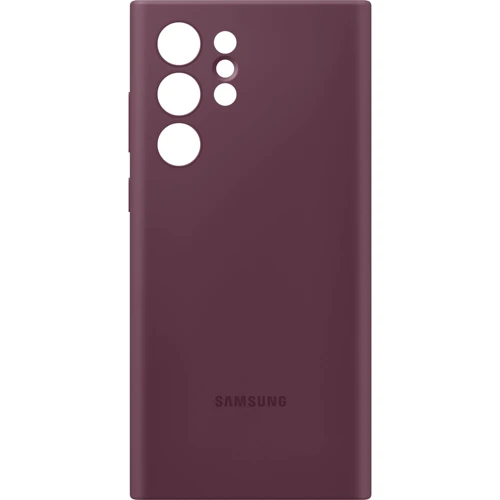 Аксессуар для смартфона Samsung Silicone Cover Burgundy (EF-PS908TEEGRU) for Samsung S908 Galaxy S22 Ultra: Цвет бордовый