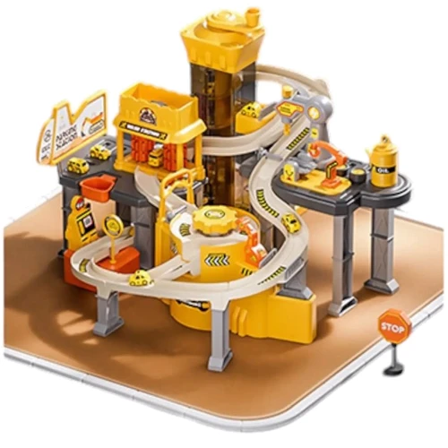 Гараж парковка Автосервис (лифт, музыка, свет, подвижные детали, машинки) (JP 588-13: Производитель Noname