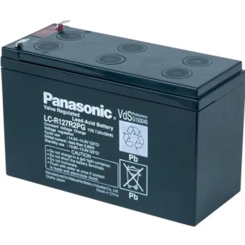 Аккумуляторная батарея Panasonic 12V 7.2Ah (LC-R127R2PG)