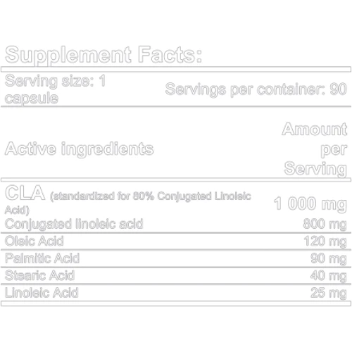 Жиросжигатель Amix Nutrition GreenDay CLA 1000 90 caps: Пол Унисекс