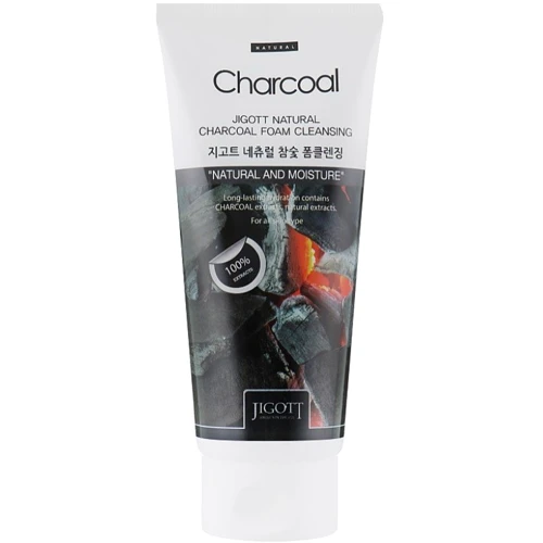 Jigott Natural Charcoal Foam Cleansing Очищающая пенка с углем 180 ml: Пол Для женщин