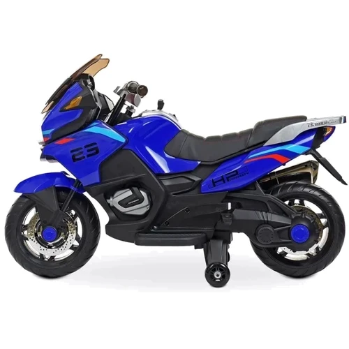 Детский электромотоцикл 2 колесный Bambi Racer BMW синий (M 4272EL-4): Вид мотоцикл