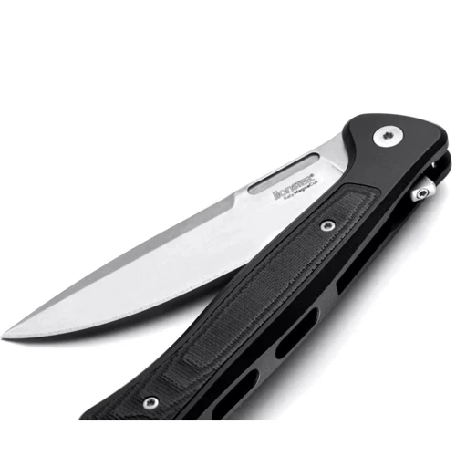 Нож Lionsteel Skinny Aluminium SW black (39.21.46): Система открывания одной рукой Есть