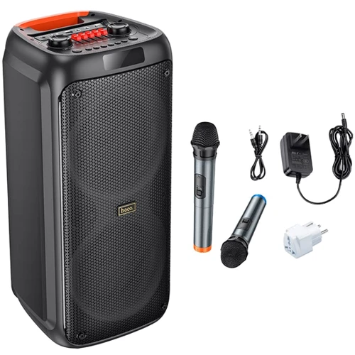 Акустика Hoco HA7 + 2 Microphone Black: Частотный диапазон 80 - 18000 Гц
