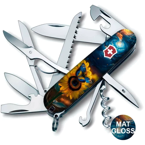 Мультитул Victorinox HUNTSMAN UKRAINE Зірковий метелик (Vx13713.3_T3240pw): Тип мини-мультитул