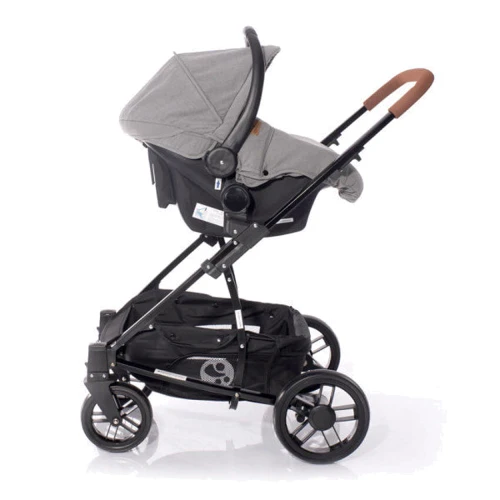 Коляска-трансформер Lorelli S-500 SET с автокреслом (dark grey lighthouse): Количество блоков 1