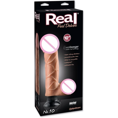 Вибратор Real Feel Deluxe №10, 22,6Х6,2 см, телесный