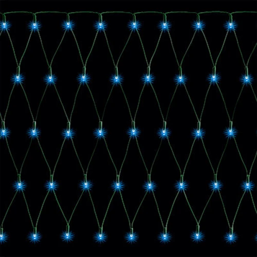Гирлянда Сетка, цвет голубой, 100 LED, 1x1 м