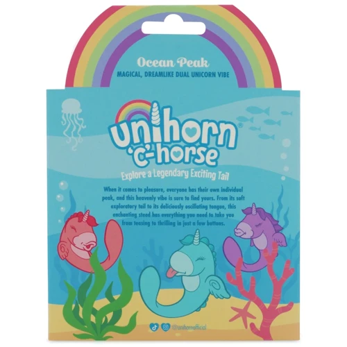 Вібратор-єдиноріжка Unihorn - C Horse - Ocean Peak, вагінально-кліторальна стимуляція