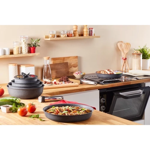 Tefal Ingenio Natural On 4 предмета (L7669402): Сковорода в комплекте Есть
