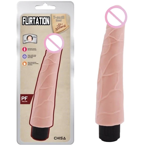 Вибратор Chisa T-skin ReaL Flirtation Flesh