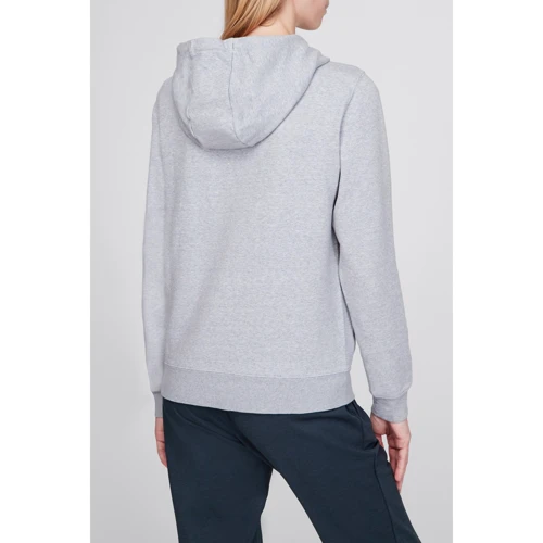 Худи Saucony Resred Hoody (800343-LGHFP) 40 серый с капюшоном: Состав Эластан, Хлопок, Полиэстер