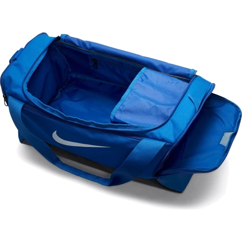 Сумка Nike Nk Brsla S Duff - 9.5 41L черно-синяя Уни 51x28х28 см (DM3976-480): Габариты 51x28х28 см