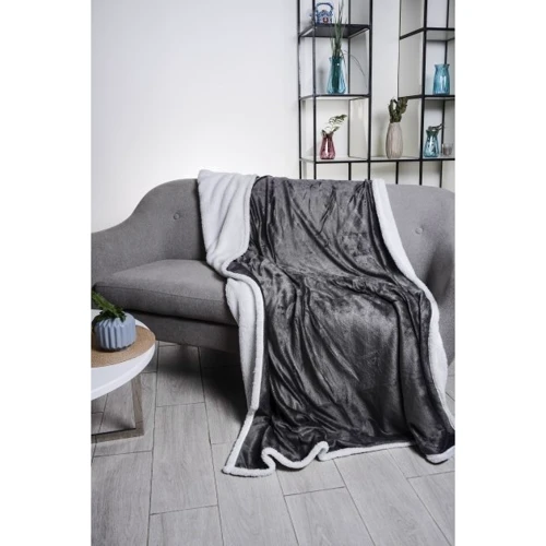 Одеяло SOHO Plush hugs Graphite 150х200 см (6878738) фото 4