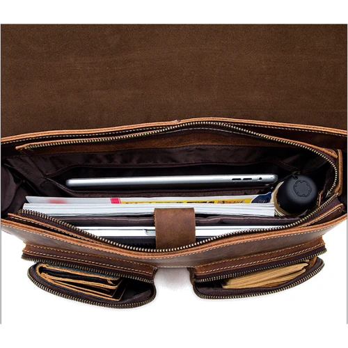 Мужская сумка мессенджер Buffalo Bags коричневая (SHIM9033-brown): Страна производитель Китай