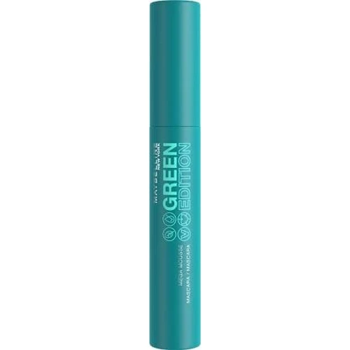 Maybelline Green Edition Mega Mousse Mascara 001 Blackest Black Тушь для ресниц черная 9 ml: Вид Тушь для ресниц