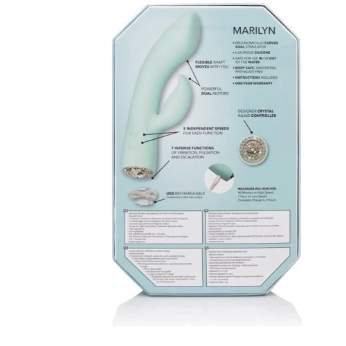 Calexotics Pave Marilyn вибромассажер 12x3.7 см